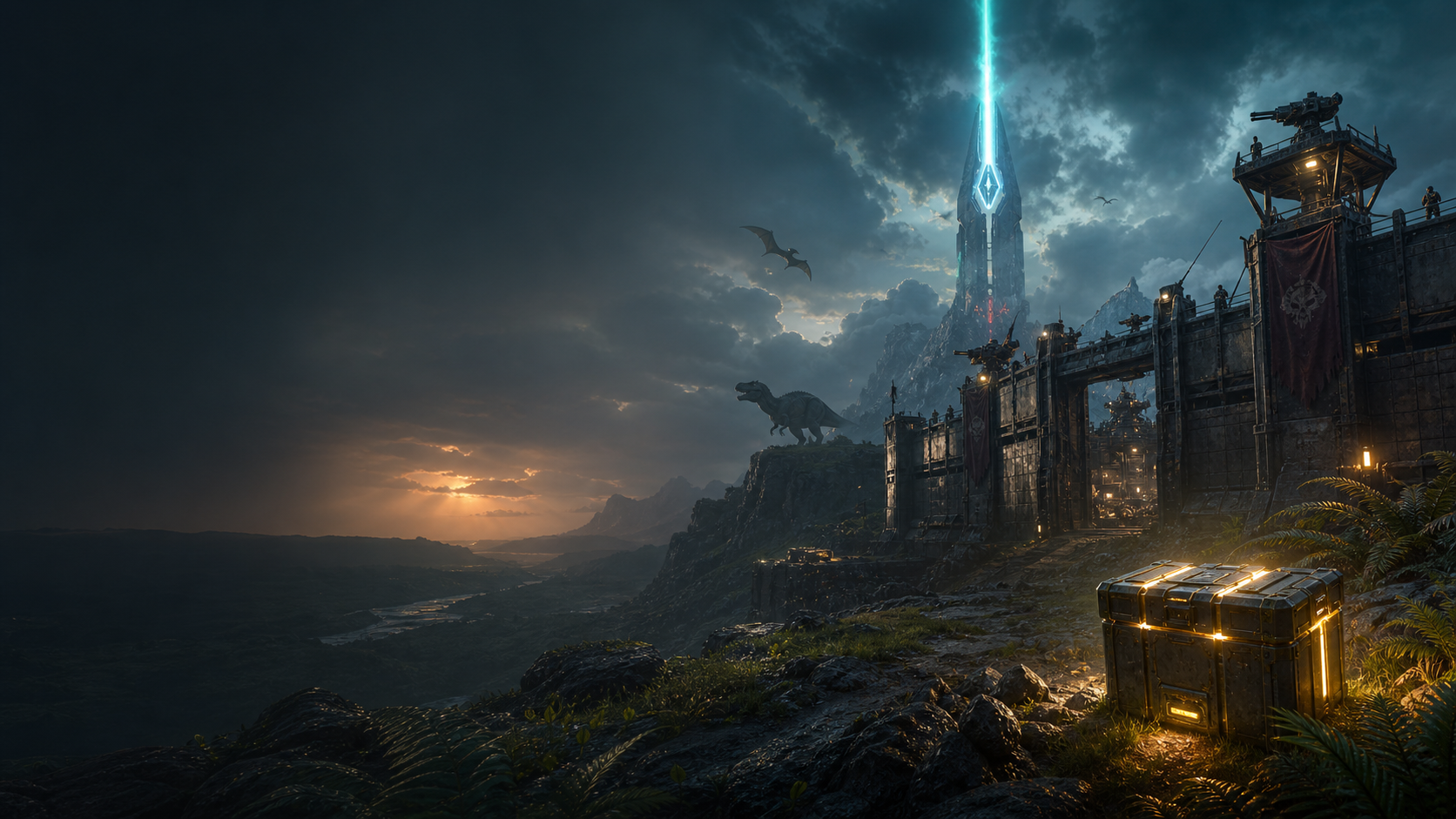 EliteArk ARK Survival Ascended battlefield background